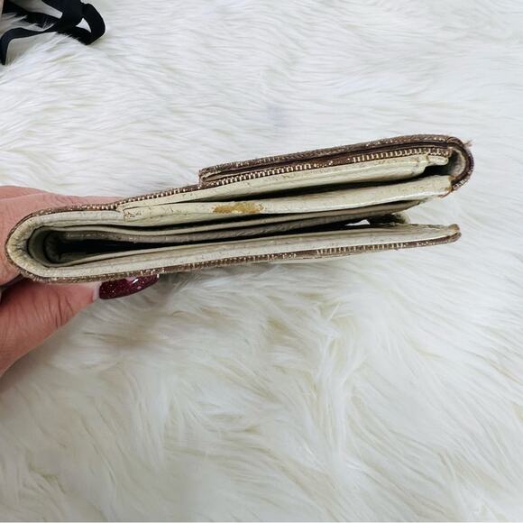 GUCCI Vintage Eclipse GG Canvas Compact Wallet with dust bag - Picture 9 of 16